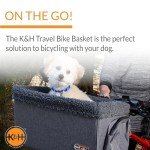 K&H Dog Bike Basket with Safety Leashes