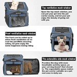 Expandable Soft-Sided Dog Bike Basket Carrier