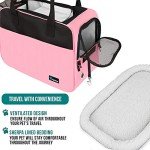 PetAmi Pink Dog Carrier for Small Breeds