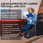 Soft-Sided Pet Carrier Tote for Small Dogs & Cats