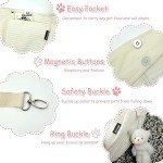 NATUYA Adjustable Small Dog Carrier Sling - White