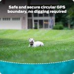 Portable GPS Dog Fence Collar with Boundary Control