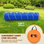 Dog Agility Tunnel with Carry Bag - Fun Training!