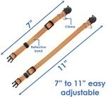 Bright & Safe Reflective Cat Collars with Bell - 6 Pack