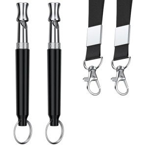 DIZU Adjustable Dog Training Whistle Set