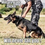 Mythrojan Brass and Steel Puppy Training Clicker