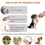 9-Piece Dog Training Clicker Set with Strap