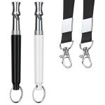 Adjustable Dog Training Whistle Set with Lanyard