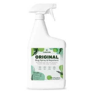 Natural Cedar Bug Spray for Pets and Home