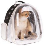 Expandable Pet Backpack Carrier with Bubble Window
