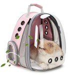 Bubble Expandable Pet Carrier Backpack - Pink