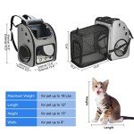 COVONO Expandable Pet Carrier Backpack for Travel