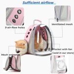 Bubble Expandable Pet Carrier Backpack - Pink