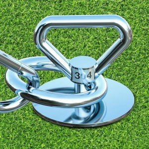 Heavy Duty 360° Swivel Dog Tie Out Stake