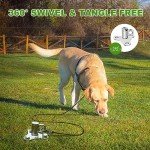 360° Swivel Dog Tie Out Stake for Large Dogs