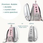 Bubble Expandable Pet Carrier Backpack - Pink