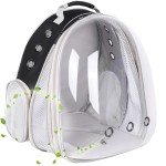 Expandable Pet Backpack Carrier with Bubble Window