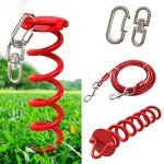 360° Tangle-Free Dog Tie Out Cable & Stake