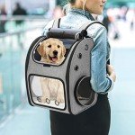 COVONO Expandable Pet Carrier Backpack for Travel