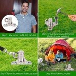 360° Swivel Dog Tie Out Stake for Large Dogs