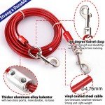 360° Tangle-Free Dog Tie Out Cable & Stake