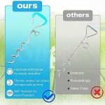 Dog Tie Out Cable and Stake for Medium Dogs