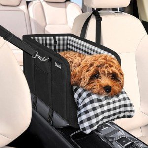 SlowTon Portable Dog Car Seat for Small Dogs