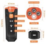 Ultrasonic Dog Bark Deterrent with Flashlight