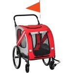 2-in-1 Pet Bike Trailer and Dog Stroller