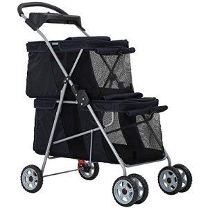 Lightweight Folding Pet Stroller for Small Dogs
