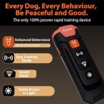 Ultrasonic Dog Bark Deterrent with Flashlight