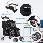 Lightweight Folding Pet Stroller for Small Dogs
