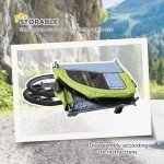 Aosom 2-in-1 Dog Bike Trailer and Stroller