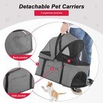 Premium 3-in-1 Dog and Cat Stroller - Grey