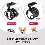 Premium 3-in-1 Dog and Cat Stroller - Grey