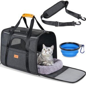 Soft-Sided Pet Carrier for Dogs and Cats