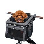 Soft-Sided Dog Bike Basket Carrier for Small Pets