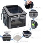 Soft-Sided Dog Bike Basket Carrier for Small Pets