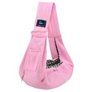 CUBY Reversible Pet Sling Carrier for Puppies & Cats