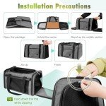 Soft-Sided Pet Carrier for Cats and Small Dogs