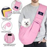 CUBY Reversible Pet Sling Carrier for Puppies & Cats