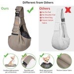 CUBY Hands-Free Pet Sling Carrier - Khaki