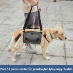 COODEO Dog Carry Sling & Support Harness - XL Black