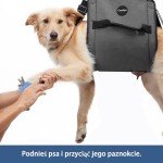 COODEO Dog Carry Sling & Support Harness - XL Black