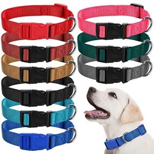 Adjustable Soft Nylon Dog Collar Set for Puppies