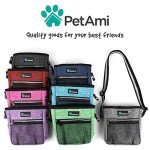 PetAmi Dog Treat Pouch with Poop Bag Dispenser