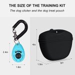 Dog Training Clicker Kit with Treat Pouch