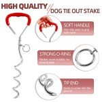20FT Dog Tie Out Stake & Run Cable