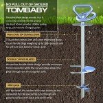 TOMBABY Heavy Duty Dog Tie Out Stake
