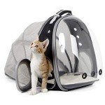 Expandable Pet Backpack Carrier with Bubble Window